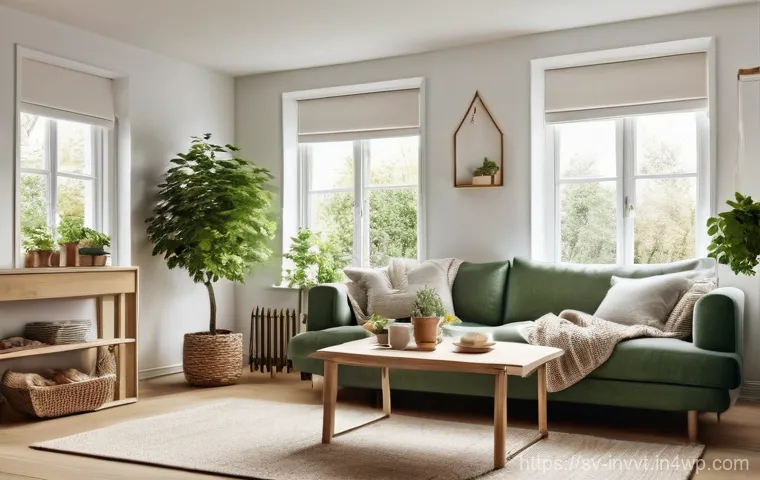 주식 배당과 배당 성장의 차이 - **Prompt 1: Cozy Scandinavian Serenity**
    "A person, appearing to be in their late 30s, is comfor...