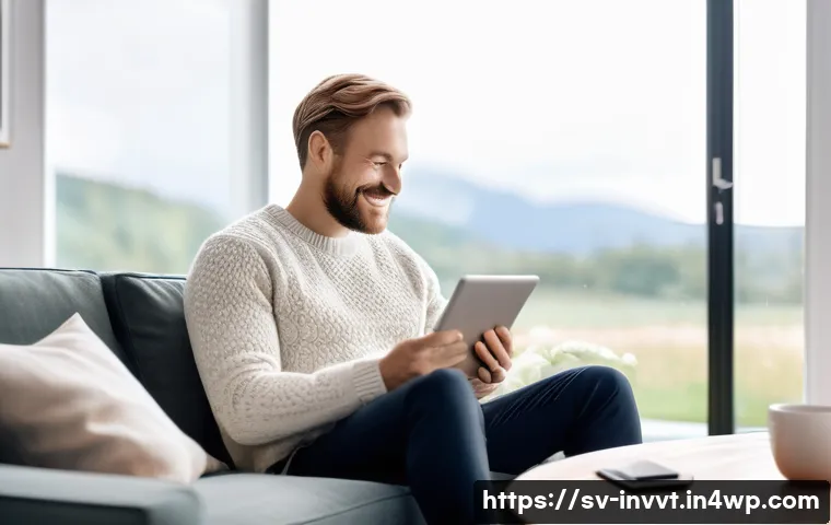 배당 성장 투자에 대한 독창적인 접근법 - **"Serene Financial Growth in a Nordic Home Setting"**
    A tranquil scene featuring a person (gend...